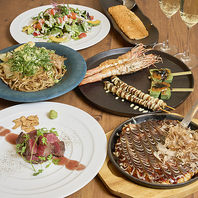 鉄板焼き以外のメニューもご堪能いただけます♪