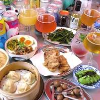 小籠包など、絶品台湾グルメを豊富にご用意しています◎