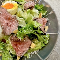 単品メニューも充実！