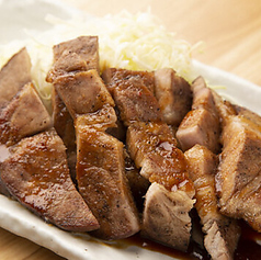 ぶたもん名物！驚きの200g豪快トンテキの写真