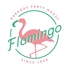 カラオケパーティハウス フラミンゴのロゴ