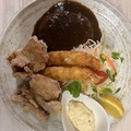 料理メニュー写真&nbsp;ハンバーグセット