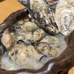 カキ松前焼き