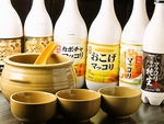 韓国料理にやっぱり飲みたくなるのがマッコリ★種類豊富にお取りそろえてます！