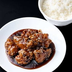 ヤンニョムチキン定食