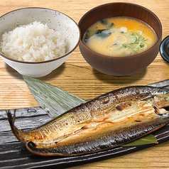 さんま開き定食