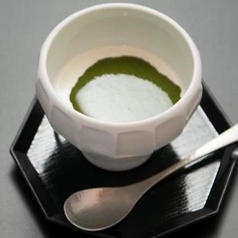抹茶のブランマンジェ