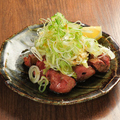料理メニュー写真&nbsp;鶏レバーの葱塩がけ