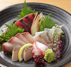 鮮魚の三点盛り