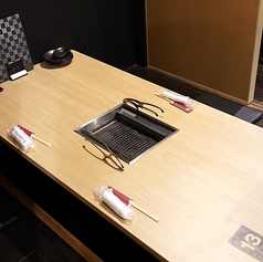 3名様のお席完備。