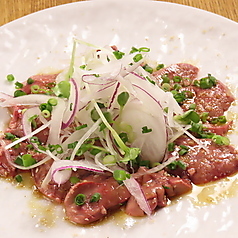 鶏白レバーのカルパッチョ