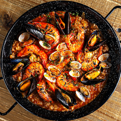 【パエリア】海老×ムール貝×アサリ