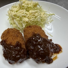 カニクリームコロッケ定食