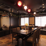 合計130席の広々とした店内でごゆっくりお食事を。