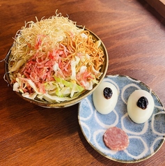とんこつもんじゃコナマミレ　浅草横町のコース写真