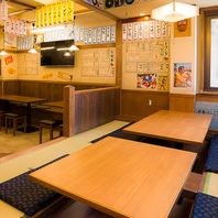 2階にお座敷完備！お忍び宴会はいかが？