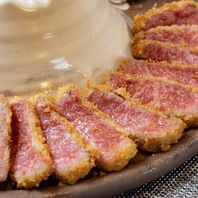 柔らかく芳醇な旨み！【黒毛和牛かつ】