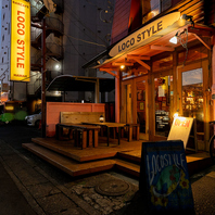 オープンエアー／テラス席有り♪