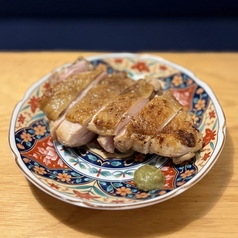 国産鶏の網焼き 柚子胡椒添え