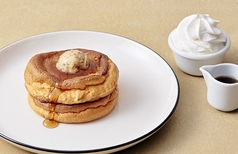 スフレベイクパンケーキ ［ハニーコームナッツバター・メープル・ホイップ付］ 単品