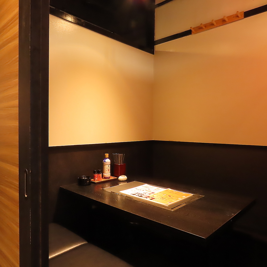 個室も豊富にご用意。プライベート空間を提供します。