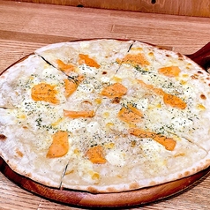 スモークサーモンとクリームチーズのPizza