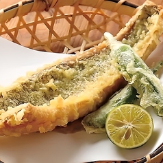 ホッケの天ぷら味噌ダレ