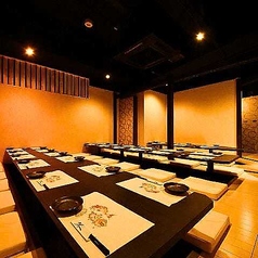 【大人数宴会】大人数での貸切宴会にも個室をご利用頂けます。お気軽にお問い合わせください。（川崎 個室 居酒屋 地鶏 飲み放題 宴会 接待 女子会 誕生日 記念日）