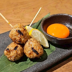 【串】つくね 高砂の夕日卵を添えて 2本