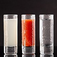 リキュール＋割り材(ソフトドリンク)で組み合わせをお選びください