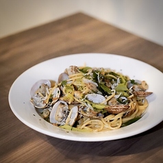 しらすと長ネギのボンゴレパスタ
