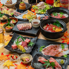 完全個室居酒屋 黒豚しゃぶしゃぶと生本まぐろ 炭炉庵(すみろあん) 天文館店のコース写真