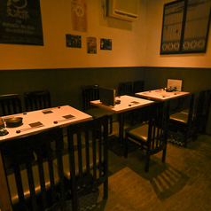 テーブル席になります。