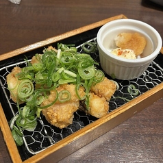 九条ネギたっぷりたこ唐揚げ