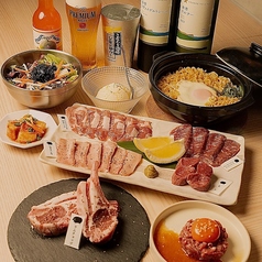北海道ジンギスカン ラムと野菜のコース写真