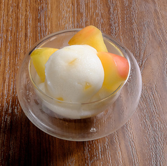 季節のシャーベット