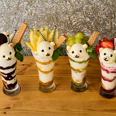 季節のくまさんパフェ