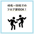 大人数宴会にも貸し切り対応！40名様～最大60名まで貸し切り可能です！#梅田#バルチカ03#食べ飲み放題#食べ放題#昼飲み#ランチ#イノゲート#宴会#貸切#送別会・歓迎会
