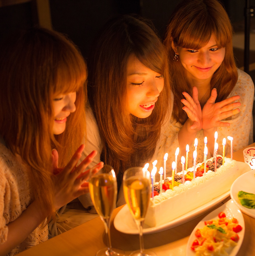 当日予約OK★誕生日・記念日特典!!特製デザートプレゼント♪大切な日をよりHAPPYに☆