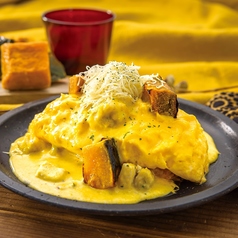 鶏とかぼちゃの焼きオムドリア