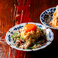 冷あてから温あてまで、各種豊富に取り揃えております