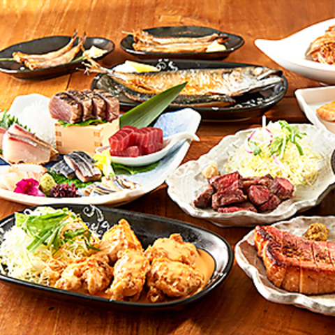 季節の厳選日本酒、旬のお刺身を始めとした多彩な酒肴に舌鼓。お仕事帰りや接待にも◎