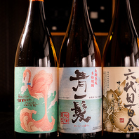 創作和食と相性抜群の厳選日本酒・本格焼酎
