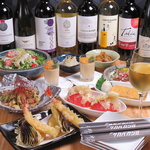 お得な飲み放題付きコースもあります！テーブル席もございますので様々なシーンでご利用ください！