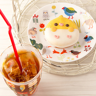 小鳥モチーフのフードメニュー♪