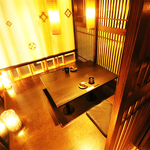 おしゃれで広々とした個室は2名様からご案内！