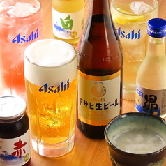 生ビールも飲める飲み放題◎お肉のお供に♪