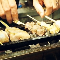 三河地方の銘柄鶏や名古屋コーチンを使った串焼き◎