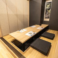 【少人数向け個室】2名様から個室にご案内可能です