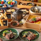 様々な蒸し料理やお造り、和牛ステーキなど、質の高いお料理が並ぶコース料理。予算に合わせて飲み放題付でご利用いただけます。